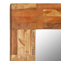 vidaXL Wall Mirror Solid Reclaimed Wood 23.6"x35.4", 246418