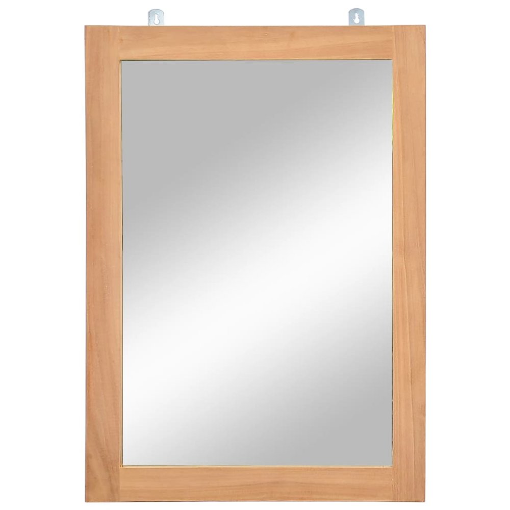 Wall Mirror Solid Teak 19.7"x27.6"