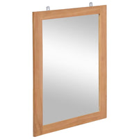 Wall Mirror Solid Teak 19.7"x27.6"