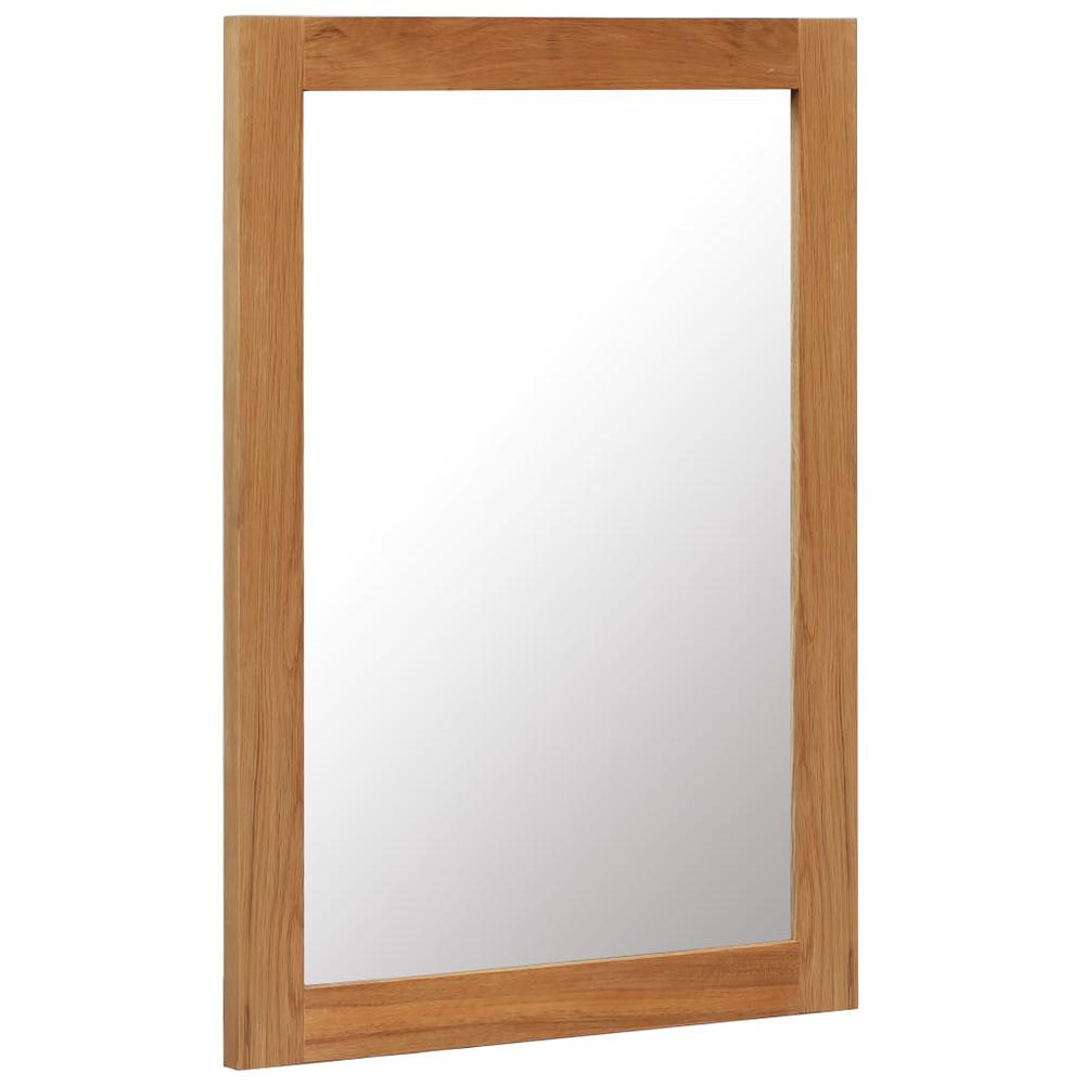 Mirror 19.7"x27.6" Solid Oak Wood