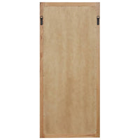 vidaXL Mirror 19.6"x55.1" Solid Oak Wood, 247459