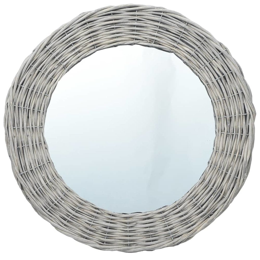 vidaXL Mirror 15.7" Wicker, 287626