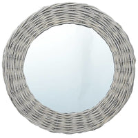 vidaXL Mirror 15.7" Wicker, 287626