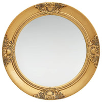 vidaXL Wall Mirror Baroque Style 19.7" Gold, 320345