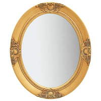 Wall Mirror Baroque Style 19.7"x23.6" Gold