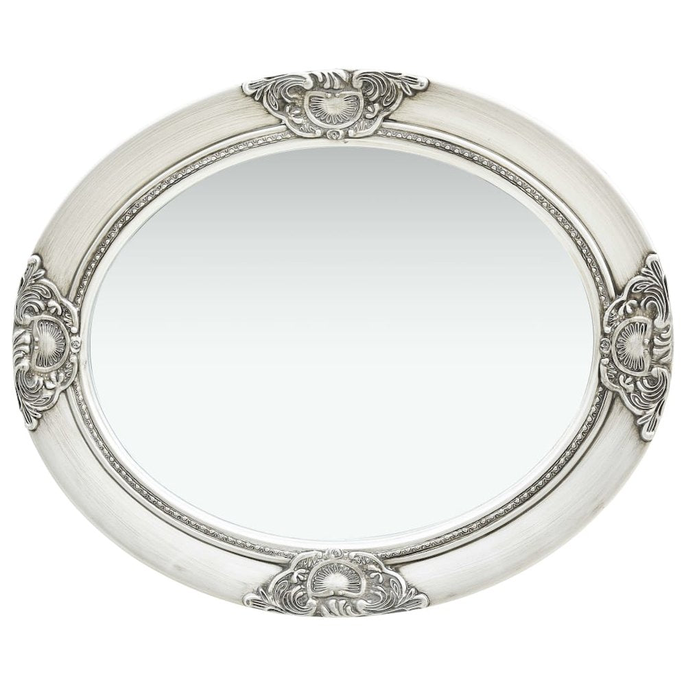 vidaXL Wall Mirror Baroque Style 19.7"x23.6" Silver, 320350