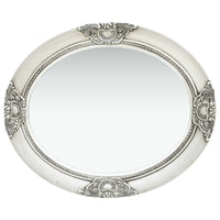 vidaXL Wall Mirror Baroque Style 19.7"x23.6" Silver, 320350