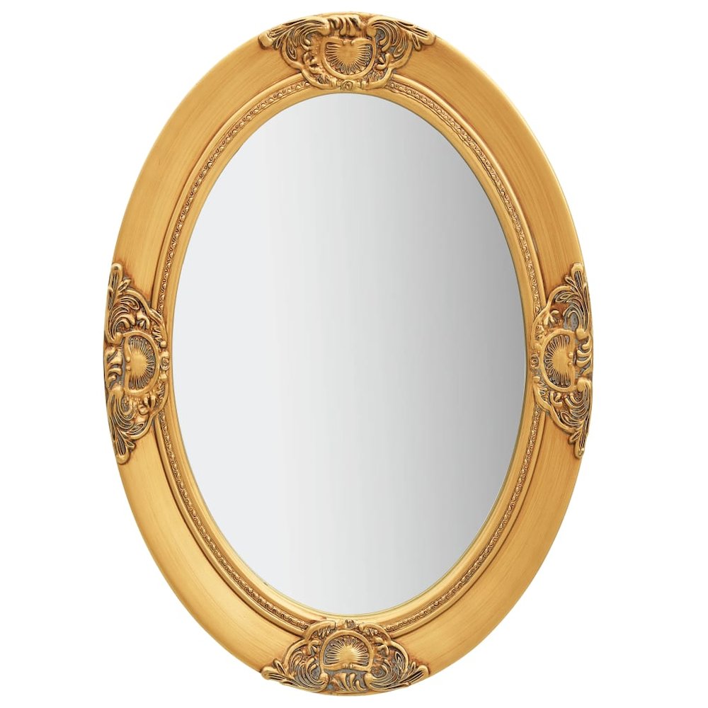 vidaXL Wall Mirror Baroque Style 19.7"x27.6" Gold, 320353