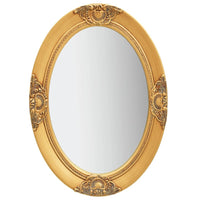 vidaXL Wall Mirror Baroque Style 19.7"x27.6" Gold, 320353