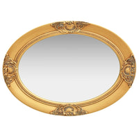 vidaXL Wall Mirror Baroque Style 19.7"x27.6" Gold, 320353