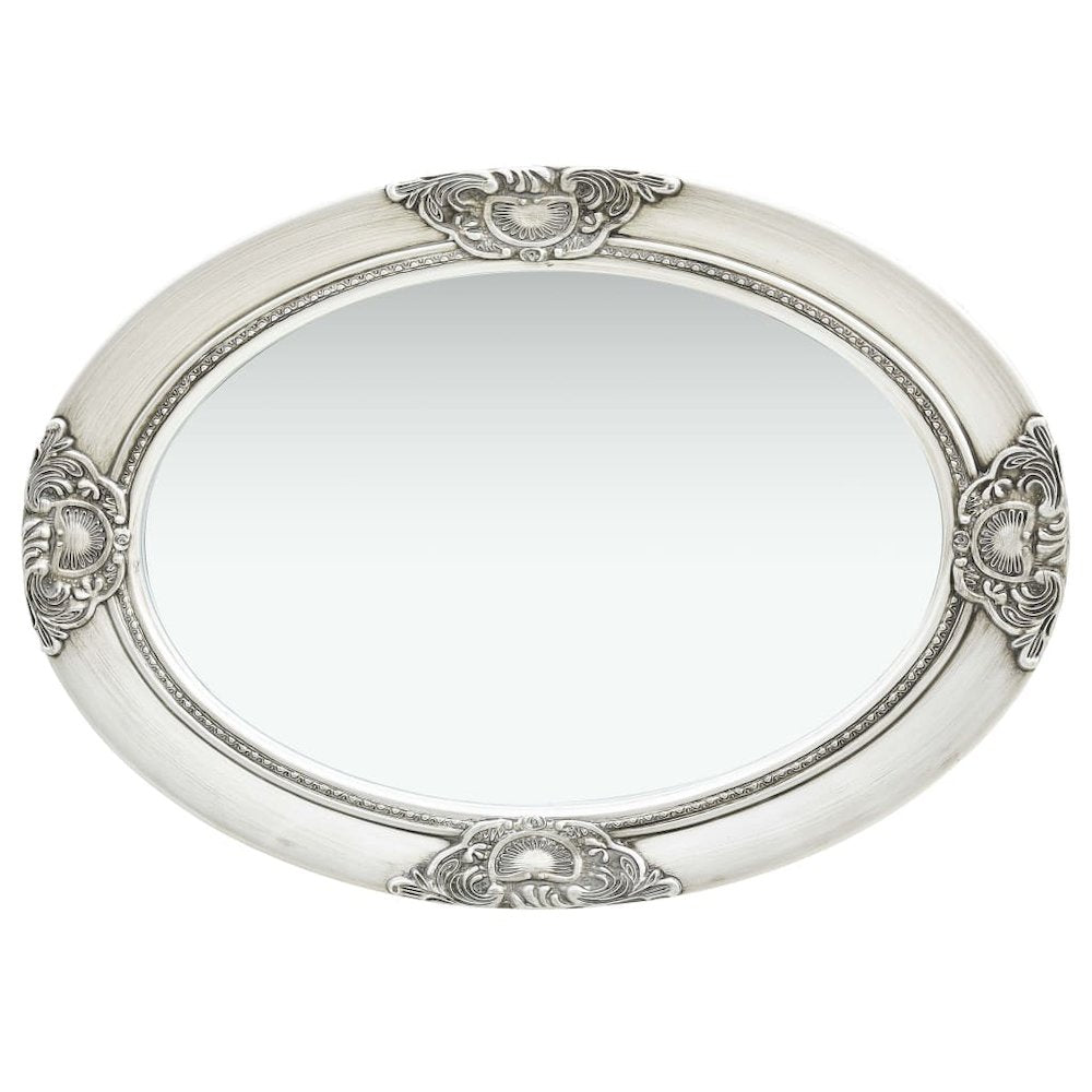 vidaXL Wall Mirror Baroque Style 19.7"x27.6" Silver, 320354