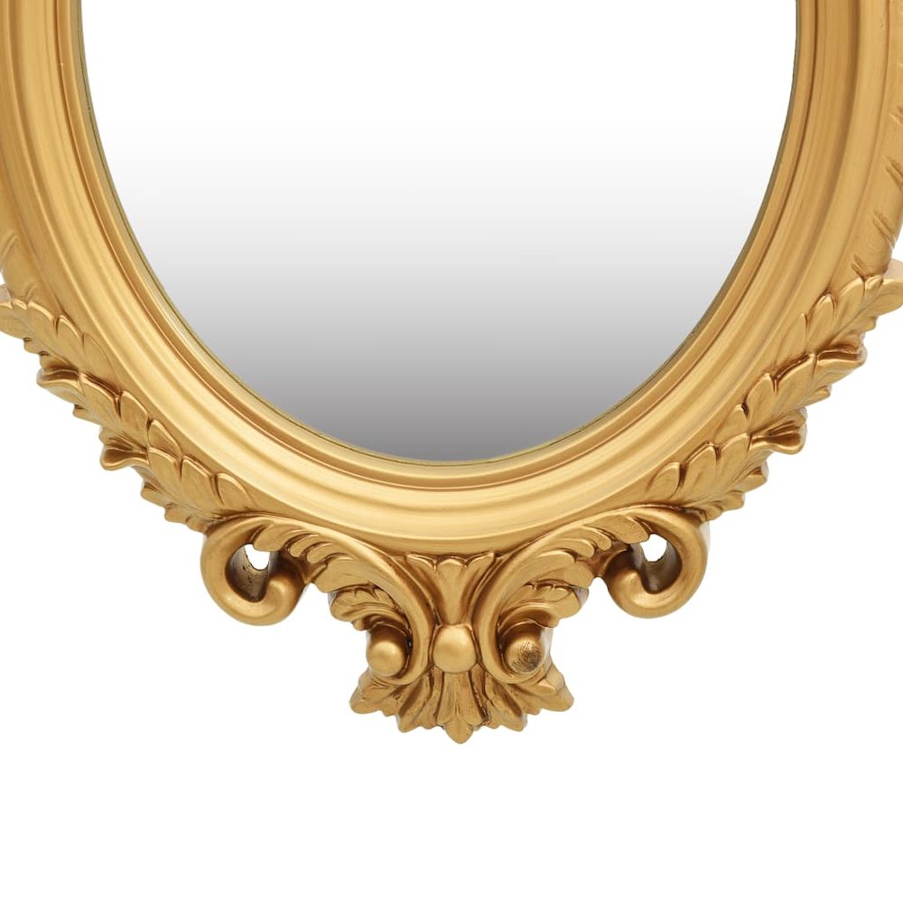 vidaXL Wall Mirror Castle Style 22"x29.9" Gold, 320357