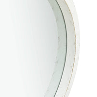 vidaXL Wall Mirror with Strap 15.7" White, 320360