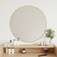 Wall Mirror Gold Ø 23.6" Round