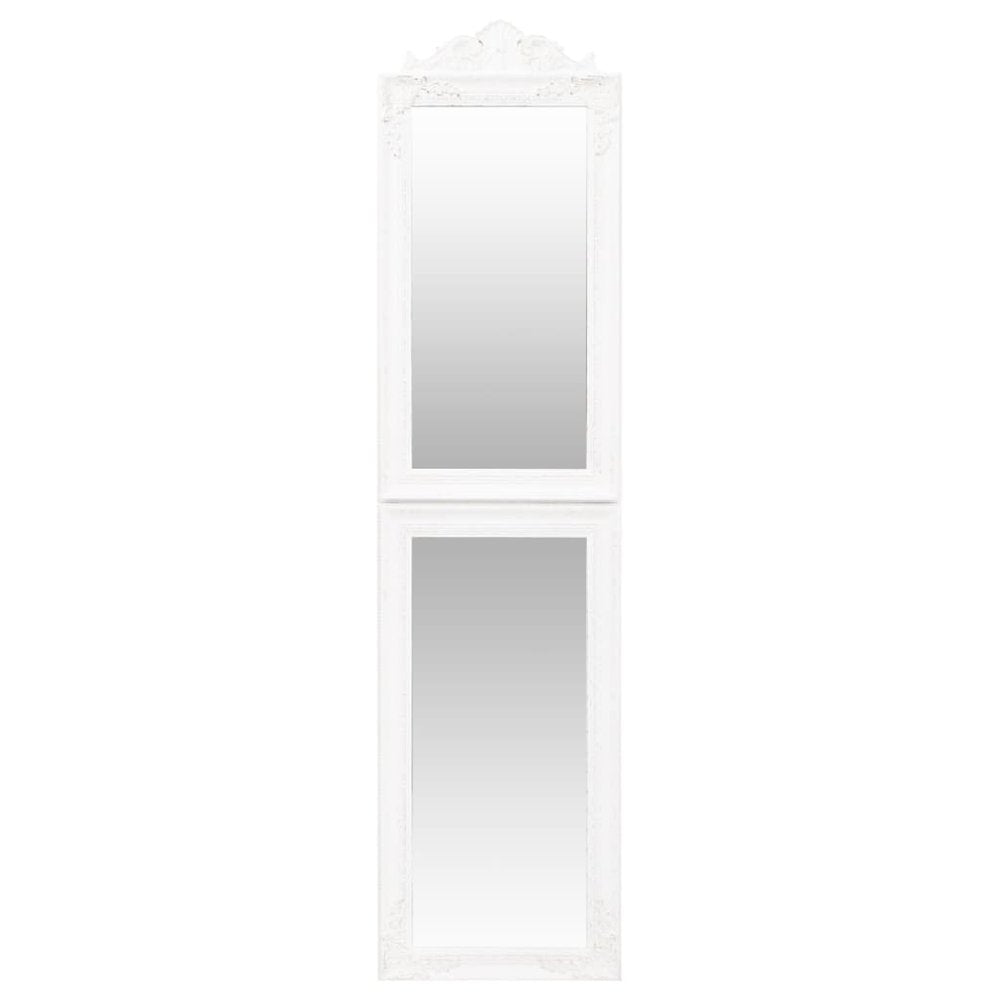 Free-Standing Mirror White 15.7"x63"