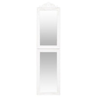 Free-Standing Mirror White 15.7"x63"