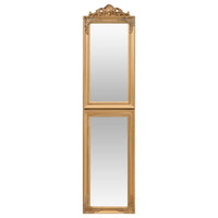 Free-Standing Mirror Gold 15.7"x63"