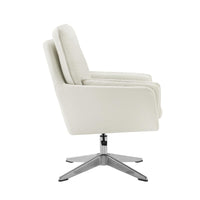 Maddie Wht Wht Swivel Chair