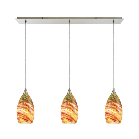 Collanino 3 Pendant Satin Nickel