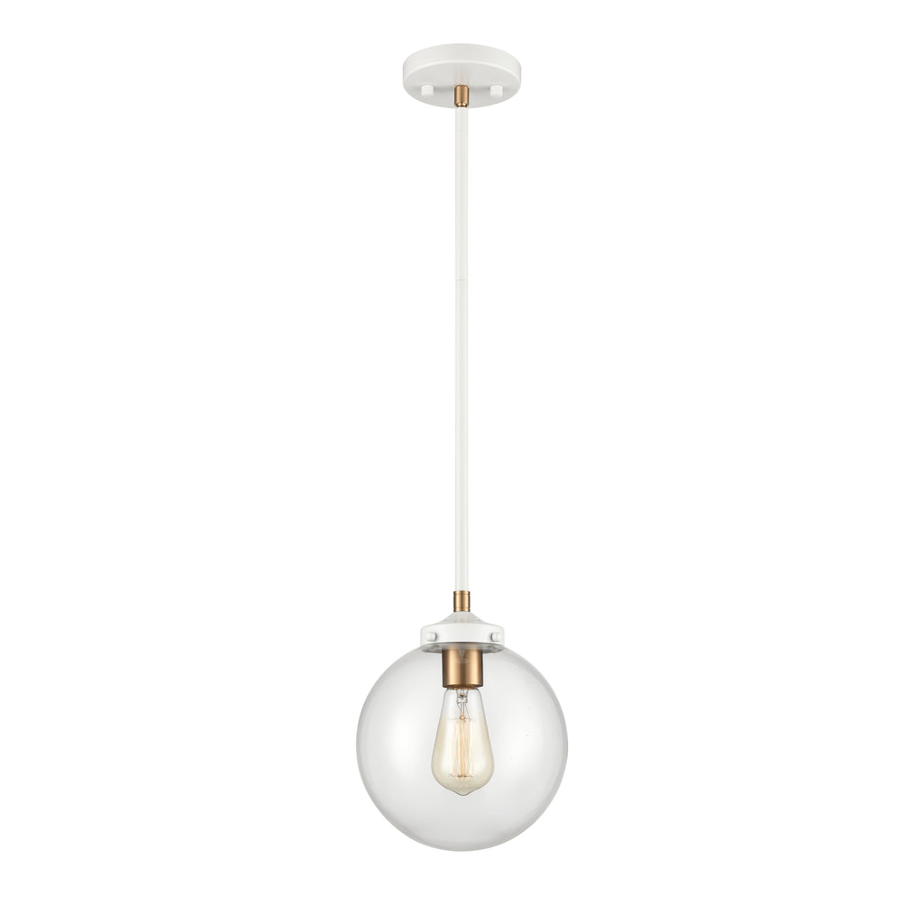 Boudreaux 8'' Wide 1-Light Mini Pendant - Matte White