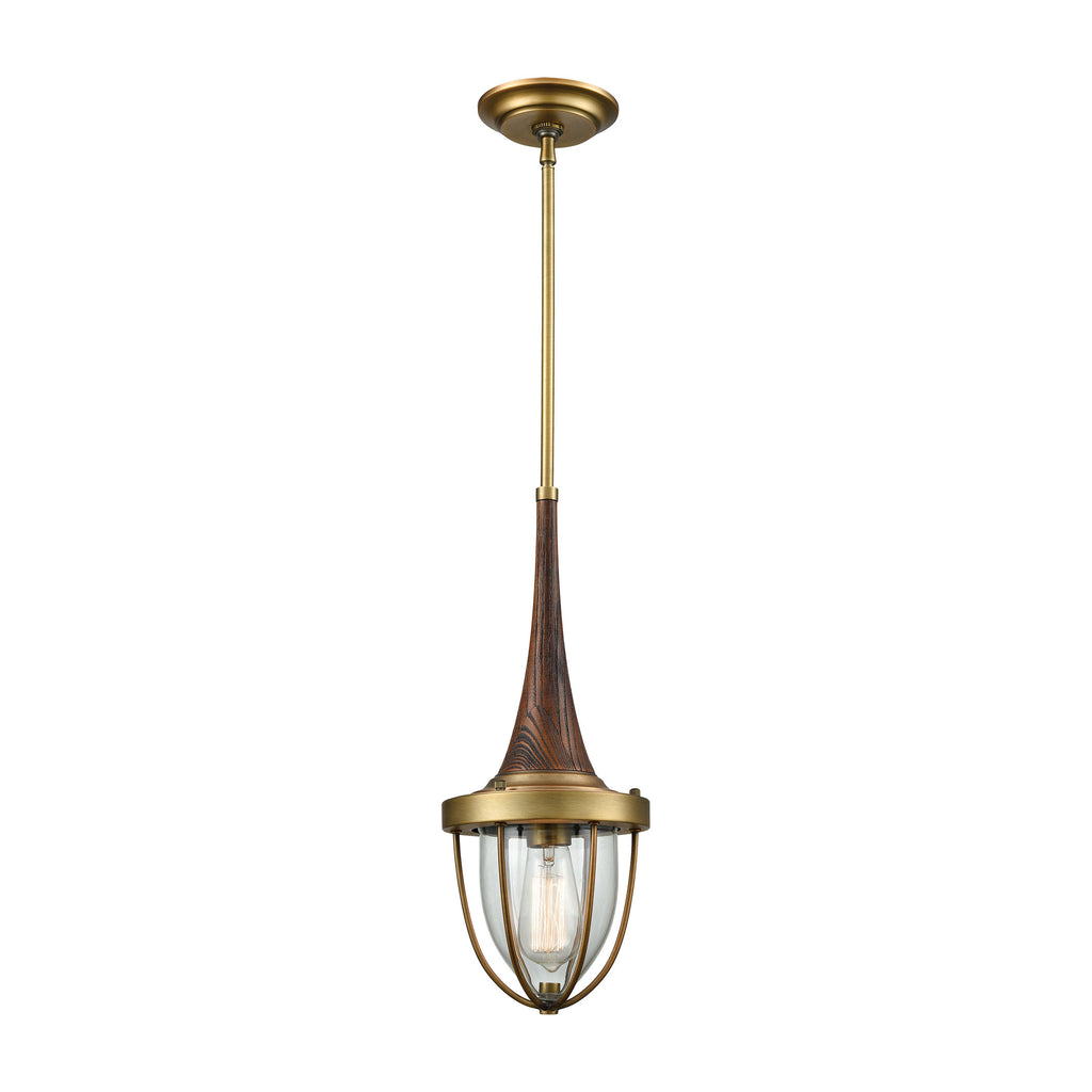 Sturgis 1 Pendant Brushed Antique Brass