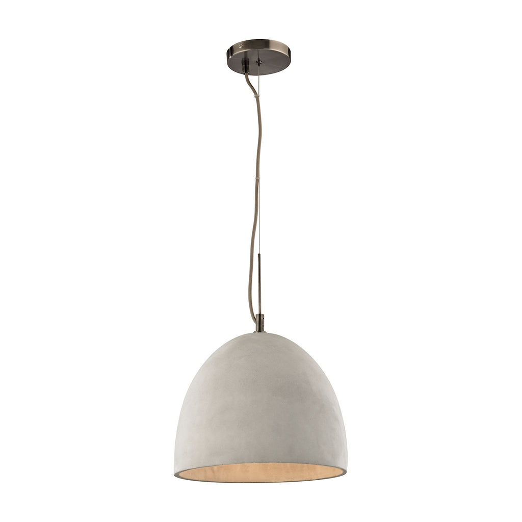 Urban Form 1 Light Pendant in Black Nickel