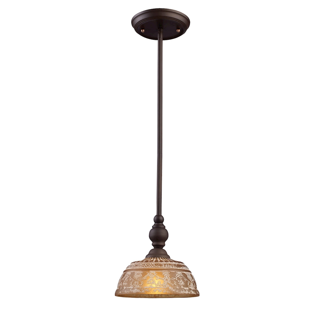 Norwich 1-Light Mini Pendant in Oiled Bronze