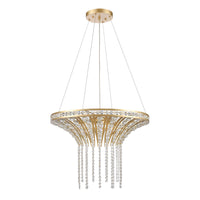 Fantania 24'' Wide 6-Light Chandelier - Champagne Gold