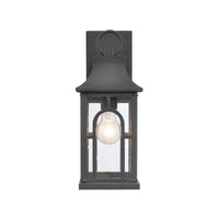 Triumph 14.5'' High 1-Light Outdoor Sconce - Textured Black