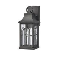 Triumph 14.5'' High 1-Light Outdoor Sconce - Textured Black