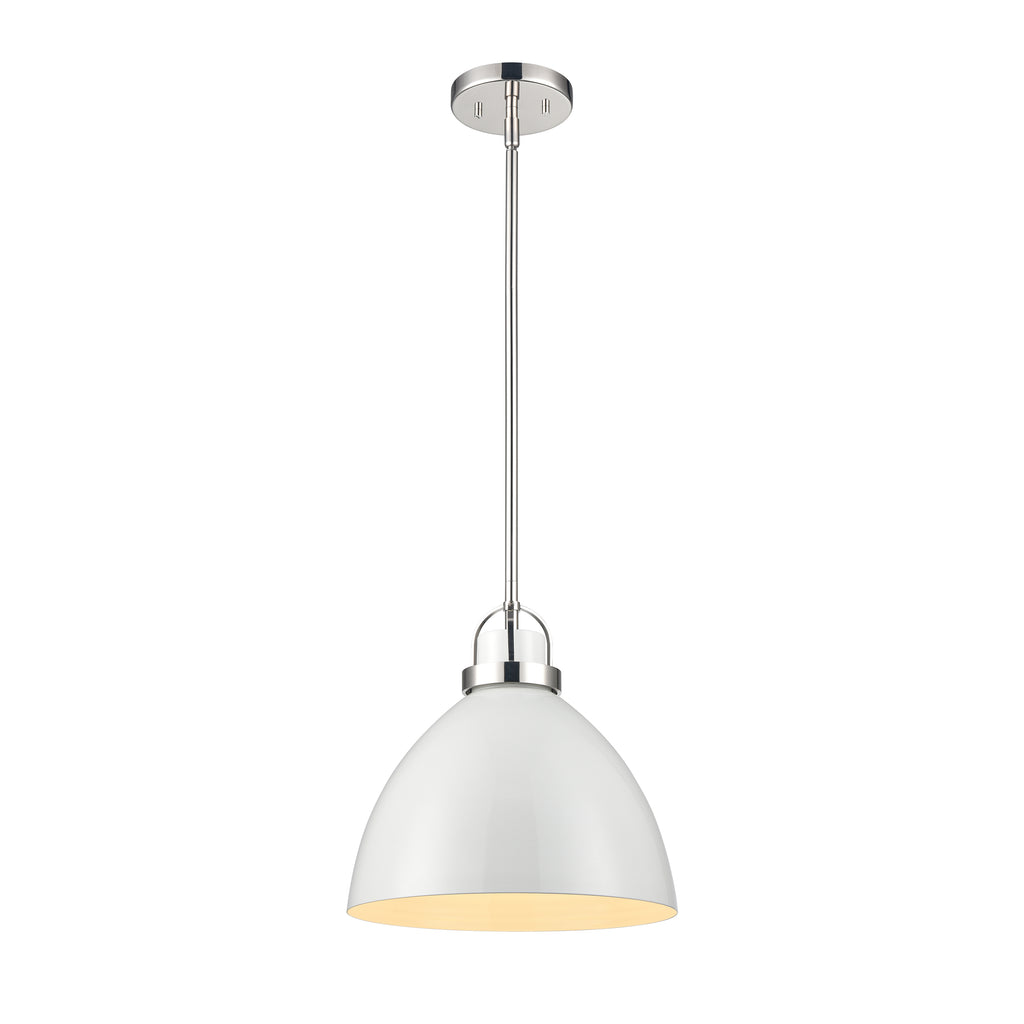 Somerville 12'' Wide 1-Light Pendant - Gloss White