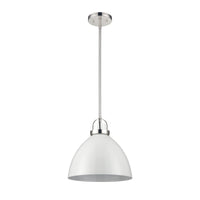 Somerville 12'' Wide 1-Light Pendant - Gloss White