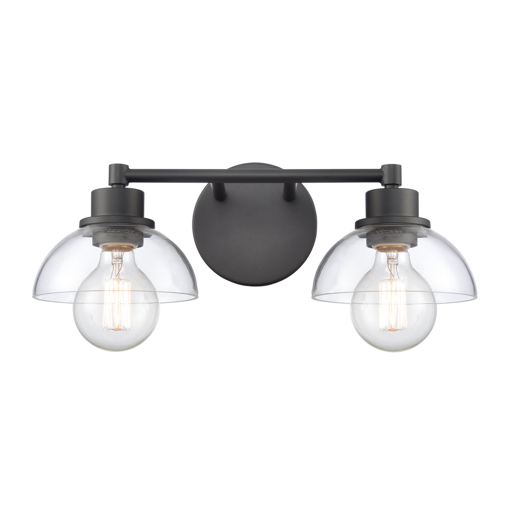 Julian 16'' Wide 2-Light Vanity Light - Matte Black