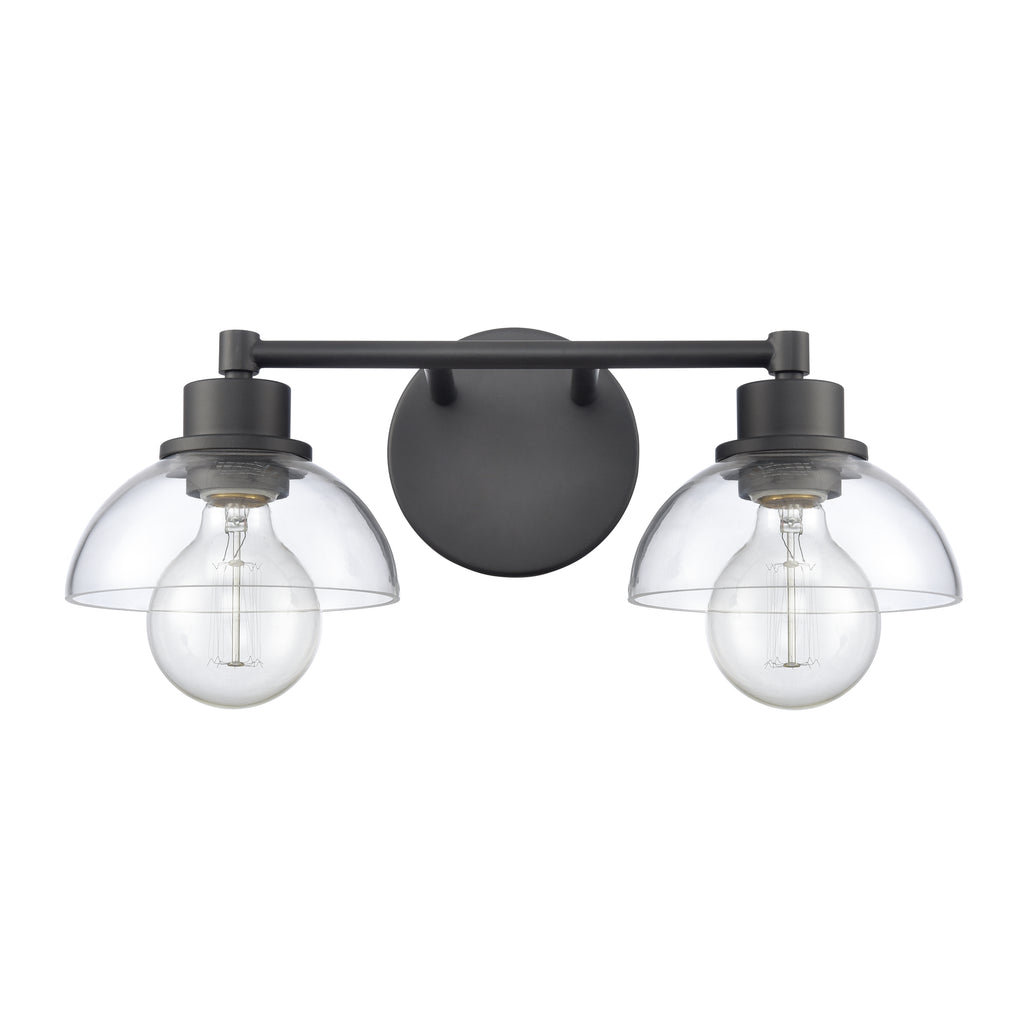 Julian 16'' Wide 2-Light Vanity Light - Matte Black