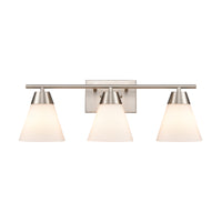 Vivica 24'' Wide 3-Light Vanity Light - Brushed Nickel