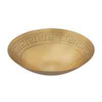 Greek Key Bowl - Set of 3 Brass