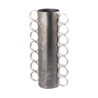 Cirq Vase - Large Antique Nickel