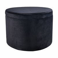 Linder Ottoman - Black